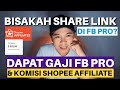 CARA SHARE LINK SHOPEE AFFILIATE DI FB PRO✅️ MONETISASI AMAN✅️ GAJI FB DAPAT, KOMISI SHOPEE DAPAT‼️