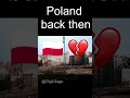 Poland back then vs now #shorts #poland #ww2 #edit