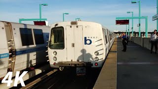 ⁴ᴷ⁶⁰ BART: Daly City, Dublin/Pleasanton and Antioch Trains at West Oakland