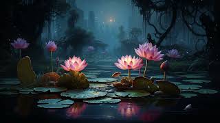 Water Lilies Floating Peacefully With Relaxing Music: Spa, Zen, Meditation Music, Sleeping