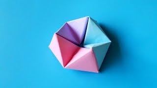 折纸王子教你折纸六角无限翻，一学就会，好玩留着教孩子 origami easy tutorial 折り紙 簡単教程