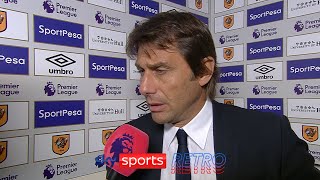 Antonio Conte after a regular day of football