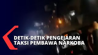 Aksi Kejar-kejaran Polisi dengan Sopir Taksi Pembawa Narkoba di Medan, 26 Gram Sabu Ditemukan!