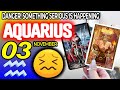 Aquarius ♒😖 DANGER! 🔴SOMETHING SERIOUS IS HAPPENING❌ horoscope for today NOVEMBER  3 2024 ♒