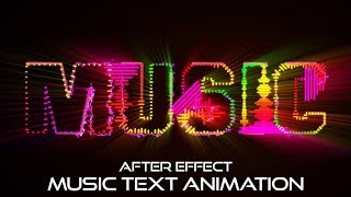 Text Audio Spectrum Effect in After Effects