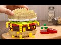 I Made The World's Best CHEESE Burger LEGO 🍔 Amazing Cooking Skill