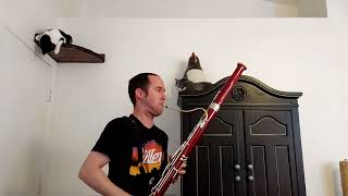 Karel Pivoňka Bassoon Etude No. 17 from Rhythmical Etudes