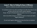 lesson 5 rules for defining by genus u0026 difference