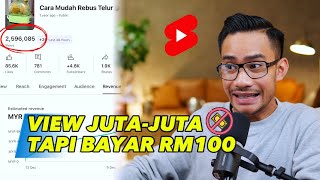 Payment YouTube Shorts Berapa? Kenapa Miskin Sangat?