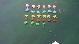 Space Invaders claymation