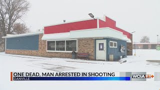 One dead, man arrested after Danville shooting