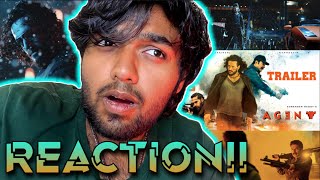 AGENT Trailer | REACTION!! | Akhil Akkineni | Mammootty | Surender Reddy | Anil Sunkara