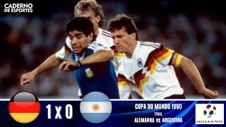 ALEMANHA 1x0 ARGENTINA | COPA 1990 | FINAL