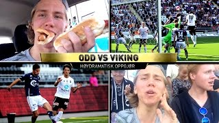 ODD MOT VIKING TIPPELIGAVLOG!! HØYDRAMATISK KAMP!!