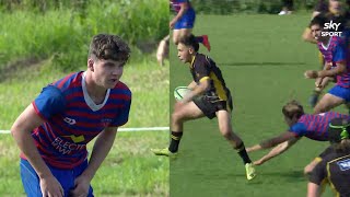 Frantic rugby | Whangarei Boys' High vs Rosmini College | 1st XV Highlights