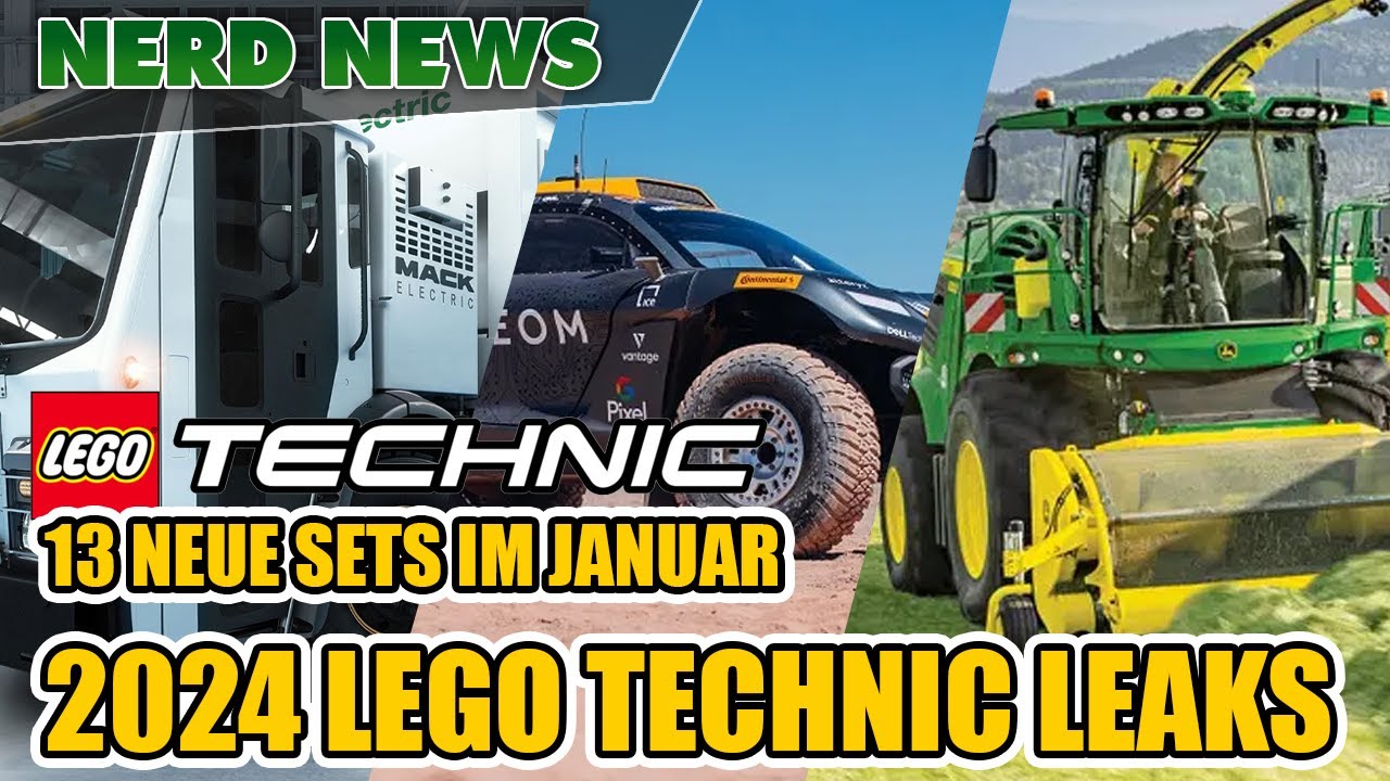 13 Neue Sets! GROSSER LEGO Technic Leak 2024 - YouTube