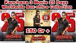 Kanchana 3 Movie Worldwide 25 Days Box-office Collection - Ragava Lawrence