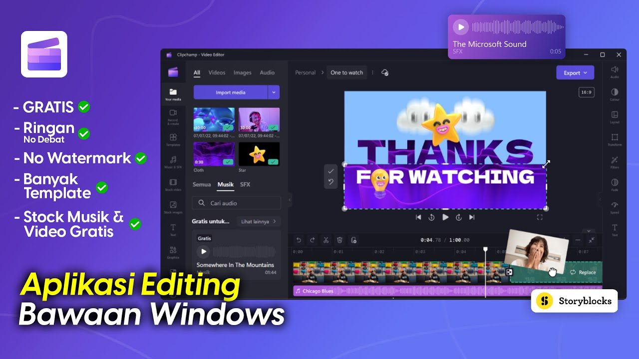 1000% GRATIS‼ Aplikasi Editing Video Bawaan Windows Ternyata Sekeren ...