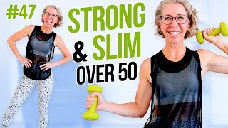 WEIGHT LOSS Workout for Women over 50 with CARDIO + WEIGHTS | 5PD #47