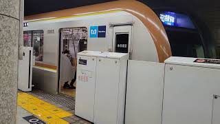 4K メトロ10000系 東京メトロ副都心線 千川駅 10両編成 各駅停車 和光市