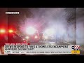 Crews respond to fires at homeless encampment in Harrisburg