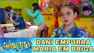 Dani Empurra Maria em Briga | Chiquititas