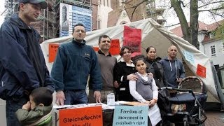 Protestcamp gegen Abschiebung in Göttingen