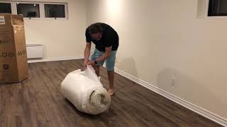 Unboxing the Avocado Green Full Size Mattress