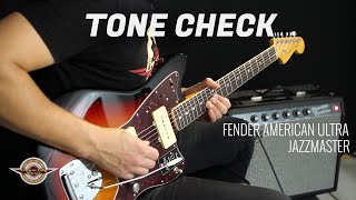 TONE CHECK: Fender American Ultra Series Jazzmaster Guitar Demo | No Talking