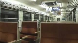 [Japan Railway]交直流急行形電車475系の車内から Ride on Hokuriku Line Type 475 Train