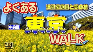 Japan 4K [Tokyo Sightseeing] I went to Hama-rikyu Gardens in Chuo-ku, Tokyo! 《Tokyo Walk》Vol.35