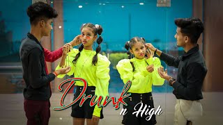 Drunk N High | Mellow D, Aastha Gill | Akull  |Dance Cover | SD KING CHOREOGRAPHY