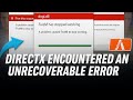 Fix “DirectX Encountered an Unrecoverable Error” in FiveM | FiveM DirectX Error Fix 2025 | Easy Fix