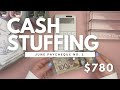 Cash Stuffing | $780 | June Paycheque no. 1| Cash Wallet, Sinking Funds + Savings Challenges ✨💕