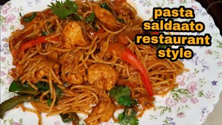 Perfect pasta with chicken recipe | pasta saldaato  oo macaan badan by ZAMZAM COOKING AND BAKING