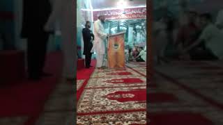 Bautifull hazri by tabish javed in jamia masjid makki annuall mehfil e pak year 2019