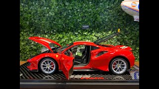 1/18 BBR Ferrari 488 Pista P18145AOPEN Resin Openable Model