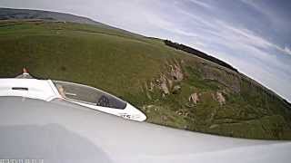 ASW 20 RC Sailplane flying in Derbyshire