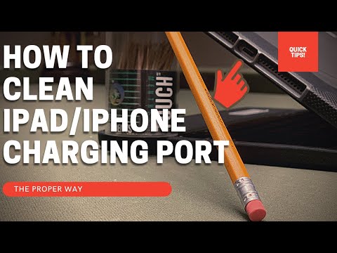 How to properly clean the charging port on iPad and iPhone