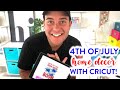 HOW TO LAYER IRON-ON - 4TH OF JULY HOME DECOR WITH CRICUT!