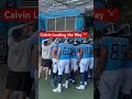 Calvin Ridley leading the Titans onto the field #nfl #tennessetitans #titansup