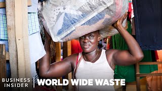 How 7.5 Million Pounds Of Donated Clothes End Up At A Market In Ghana Every Week | World Wide Waste