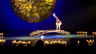 Contortionist Alexey Goloborodko performing at Luzia