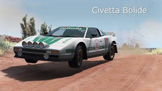 まるでランチア！？フェラーリみたいなラリーカー！アプデ紹介第三章【The 2021 Winter Release – BeamNG.drive v0.24.1】【Civetta Bolide】