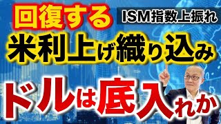 【2022年12月6日】ISM指数上振れ  回復する米利上げ織り込み  ドルは底入れか　ドル円は安値圏から日足で長い陽線ですからこれは教科書的には底入れのシグナル　ファンダメンタルズ的にはどうなのか？