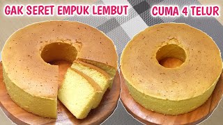 Empuk Nggak Seret ‼️ Resep Bolu  Panggang Jadul 4 Telur Lembut