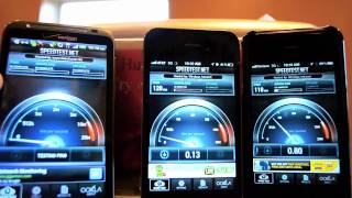 IPhone 4S Speed Test - Midwest U.S. AT\u0026T vs. Verizon