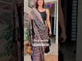 styling ajrakh saree saree ajrakh evelynns youtubeshorts