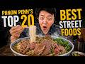 Top 20 MUST-TRY Street Foods in Phnom Penh | ULTIMATE Local Cambodian Food Tour