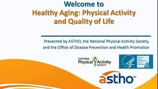Healthy Aging Webinar: Physical Activity and Quality of Life